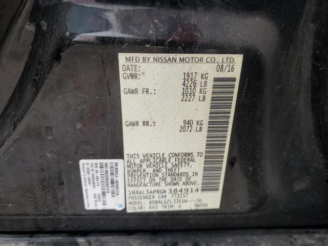 Photo 10 from auction – 2016 NISSAN ALTIMA 2.5 with VIN 1N4AL3AP8GN384914