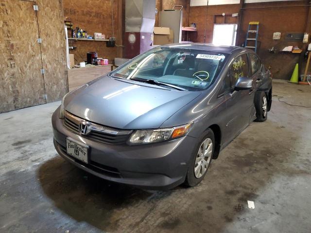 Photo 2 from auction – 2012 HONDA CIVIC LX with VIN 19XFB2F58CE380493