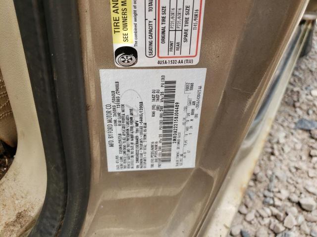 Photo 10 from auction – 2005 MERCURY MONTEREY L with VIN 2MRDA22215BJ04489
