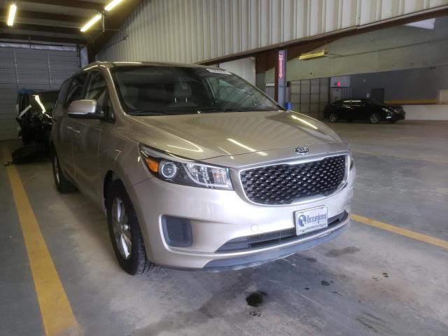 KIA SEDONA LX 2016 with VIN KNDMB5C17G6124965 - Photo from auction