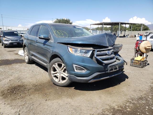 FORD EDGE TITAN 2016 with VIN 2FMPK3K96GBC52734 - Photo from auction