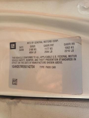 Photo 10 from auction – 2009 BUICK LUCERNE CX with VIN 1G4HD57M09U142704