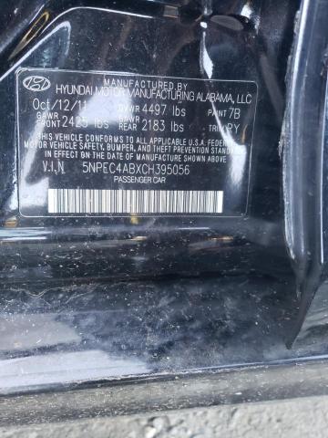Photo 10 from auction – 2012 HYUNDAI SONATA SE with VIN 5NPEC4ABXCH395056