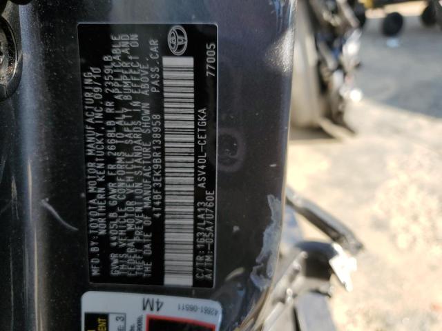 Photo 10 from auction – 2011 TOYOTA CAMRY BASE with VIN 4T4BF3EK9BR138958