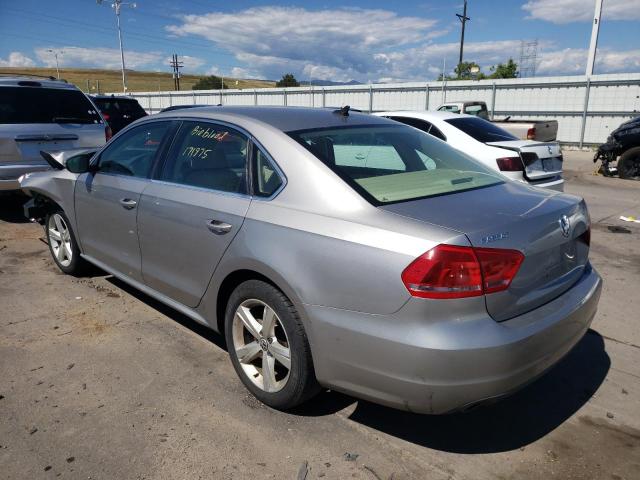 Photo 3 from auction – 2012 VOLKSWAGEN PASSAT SE with VIN 1VWBN7A39CC072181