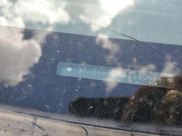 Photo 10 from auction – 2015 TOYOTA COROLLA L with VIN 2T1BURHEXFC280834