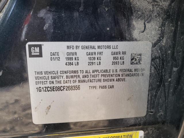 Photo 10 from auction – 2012 CHEVROLET MALIBU 1LT with VIN 1G1ZC5E08CF268356