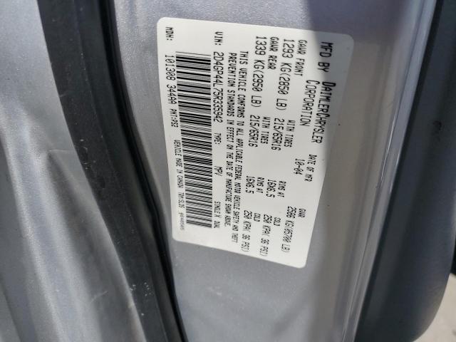 Photo 10 from auction – 2005 DODGE GRAND CARA with VIN 2D4GP44L75R335942