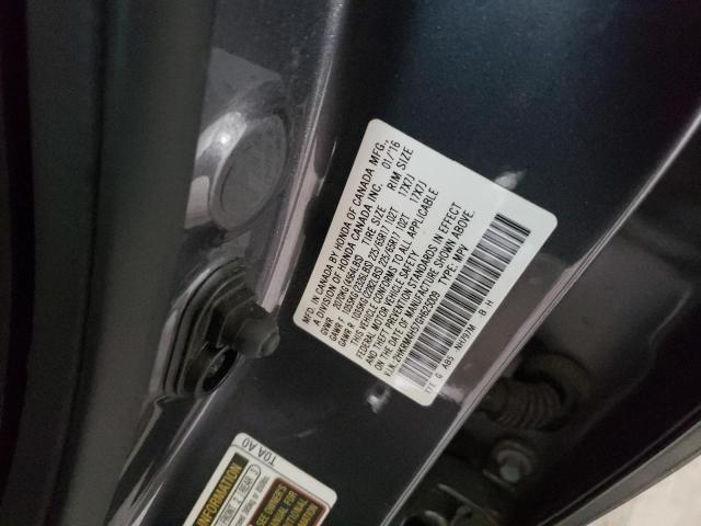 Photo 10 from auction – 2016 HONDA CR-V EX with VIN 2HKRM4H57GH625009