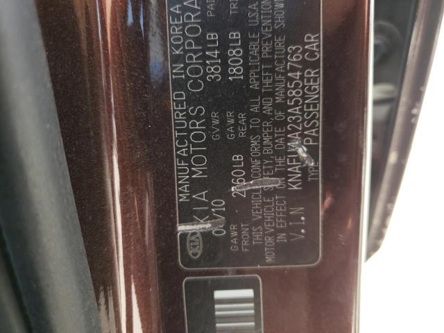 Photo 10 from auction – 2010 KIA FORTE EX with VIN KNAFU4A23A5854763