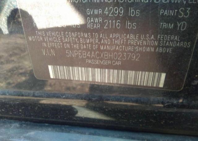 Photo 10 from auction – 2011 HYUNDAI SONATA GLS with VIN 5NPEB4ACXBH023792