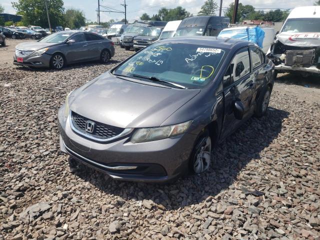 Photo 2 from auction – 2015 HONDA CIVIC LX with VIN 2HGFB2F55FH563196