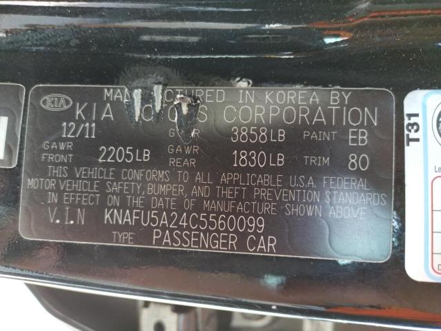 Photo 10 from auction – 2012 KIA FORTE EX with VIN KNAFU5A24C5560099