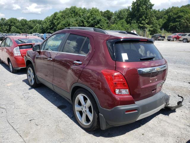 Photo 3 from auction – 2016 CHEVROLET TRAX LTZ with VIN 3GNCJRSB7GL203629