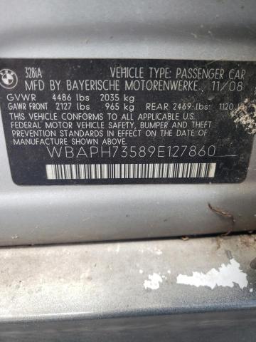 Photo 10 from auction – 2009 BMW 328 I with VIN WBAPH73589E127860