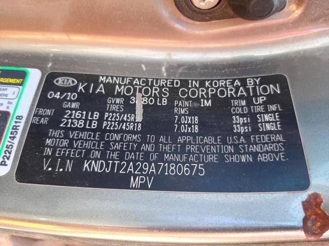 Photo 10 from auction – 2010 KIA SOUL + with VIN KNDJT2A29A7180675