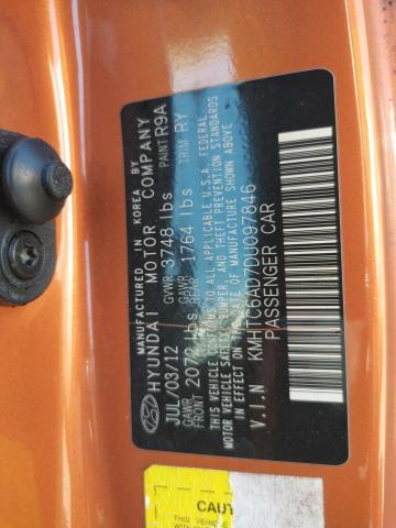 Photo 10 from auction – 2013 HYUNDAI VELOSTER with VIN KMHTC6AD7DU097846