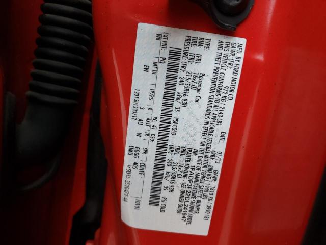 Photo 10 from auction – 2013 FORD FOCUS SE with VIN 1FADP3F22DL241947