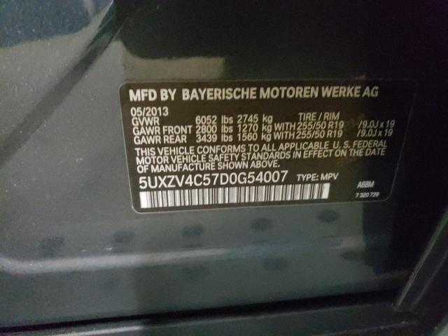 Photo 10 from auction – 2013 BMW X5 XDRIVE3 with VIN 5UXZV4C57D0G54007