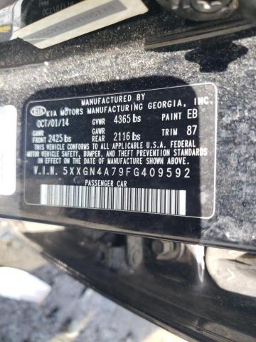 Photo 10 from auction – 2015 KIA OPTIMA EX with VIN 5XXGN4A79FG409592