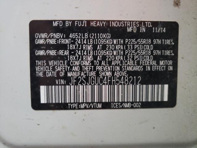 Photo 10 from auction – 2015 SUBARU FORESTER 2 with VIN JF2SJGUC4FH548212