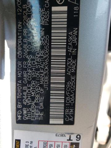 Photo 10 from auction – 2006 TOYOTA CAMRY LE with VIN JTDBE30K963065255