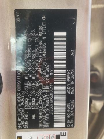 Photo 10 from auction – 2005 TOYOTA HIGHLANDER with VIN JTEGD21A950108447