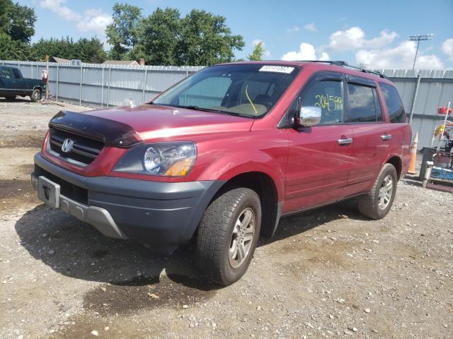 Photo 2 from auction – 2005 HONDA PILOT EXL with VIN 2HKYF18505H523147