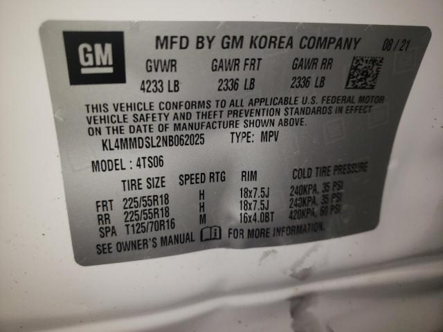 Photo 10 from auction – 2022 BUICK ENCORE GX with VIN KL4MMDSL2NB062025