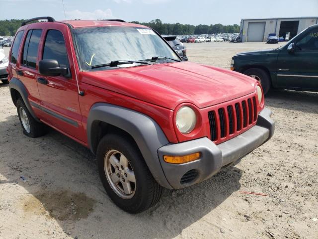 JEEP LIBERTY SP 2004 with VIN 1J4GL48K14W259337 - Photo from auction