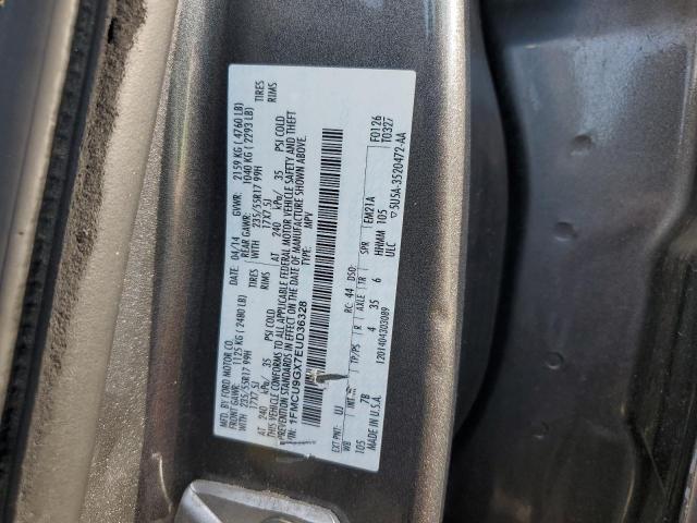 Photo 10 from auction – 2014 FORD ESCAPE SE with VIN 1FMCU9GX7EUD36328