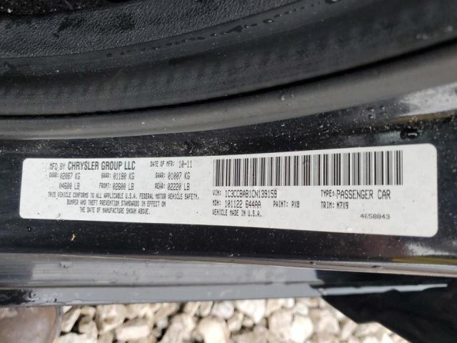 Photo 10 from auction – 2012 CHRYSLER 200 LX with VIN 1C3CCBAB1CN139159