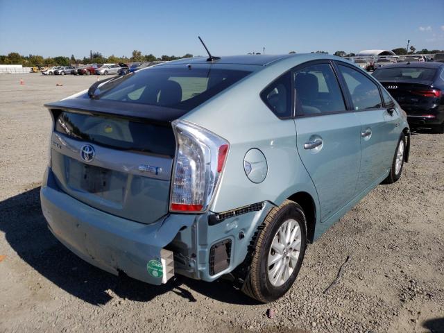 Photo 4 from auction – 2012 TOYOTA PRIUS PLUG with VIN JTDKN3DP8C3017554