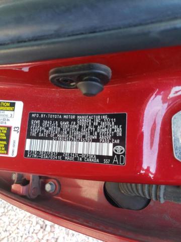 Photo 10 from auction – 2011 TOYOTA COROLLA BA with VIN 2T1BU4EE7BC745703