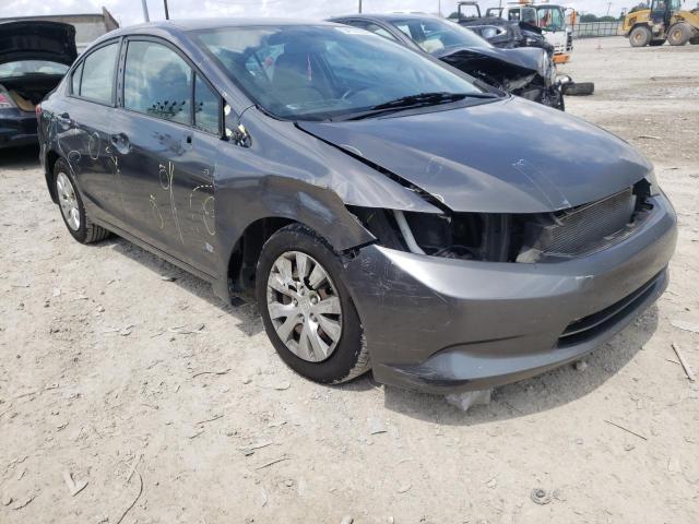 HONDA CIVIC LX 2012 with VIN 19XFB2F58CE015229 - Photo from auction