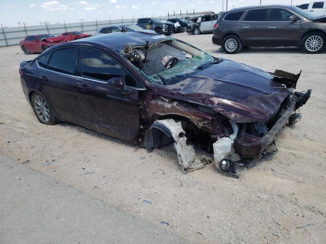 FORD FUSION SE 2017 with VIN 3FA6P0H75HR215172 - Photo from auction