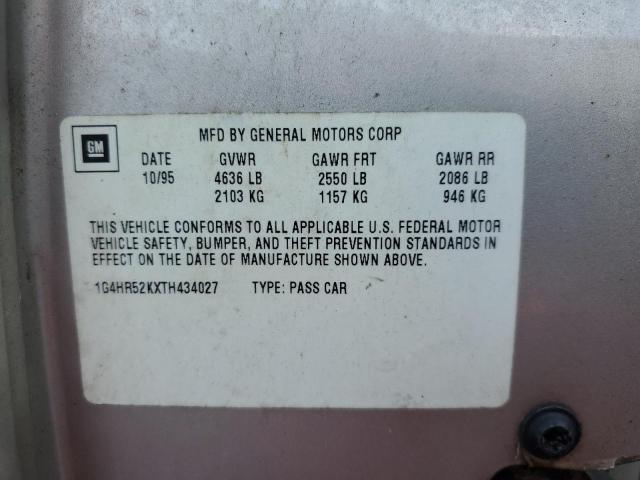 Photo 10 from auction – 1996 BUICK LESABRE LI with VIN 1G4HR52KXTH434027