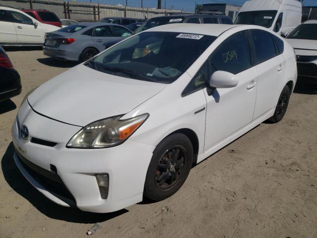 Фото 2 с аукциона – 2012 TOYOTA PRIUS с VIN JTDKN3DU1C1560004