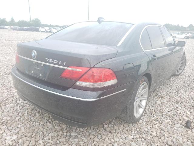 Photo 4 from auction – 2006 BMW 750I with VIN WBAHN83546DT30345