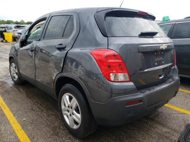 Photo 3 from auction – 2016 CHEVROLET TRAX LS with VIN 3GNCJKSB0GL247530