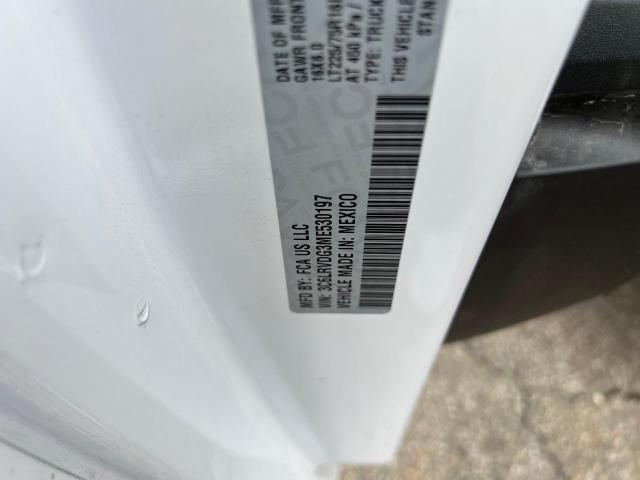 Photo 10 from auction – 2021 RAM PROMASTER with VIN 3C6LRVDG3ME530197