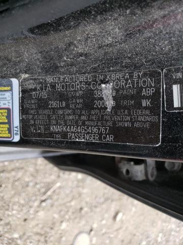 Photo 10 from auction – 2016 KIA FORTE LX with VIN KNAFK4A64G5496767