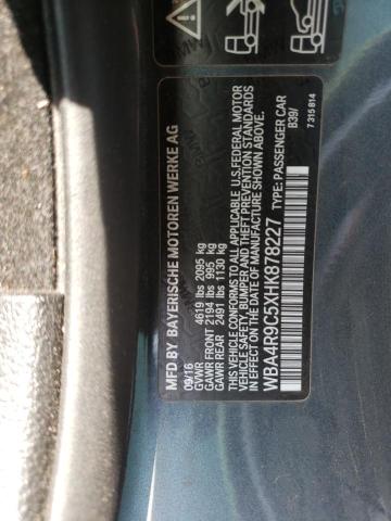 Photo 10 from auction – 2017 BMW 430XI with VIN WBA4R9C5XHK878227