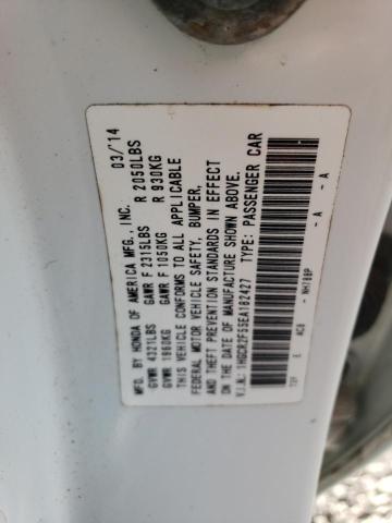 Photo 10 from auction – 2014 HONDA ACCORD SPO with VIN 1HGCR2F55EA182427
