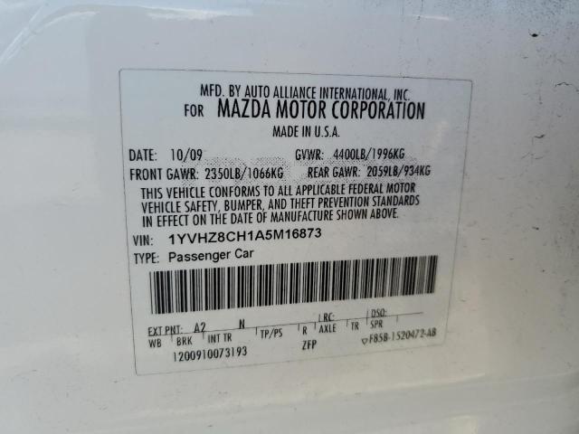 Photo 10 from auction – 2010 MAZDA 6 I with VIN 1YVHZ8CH1A5M16873