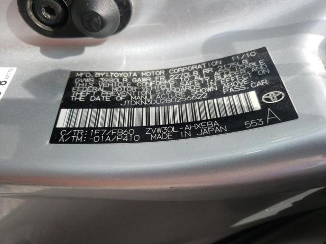 Photo 10 from auction – 2011 TOYOTA PRIUS with VIN JTDKN3DU2B0256622