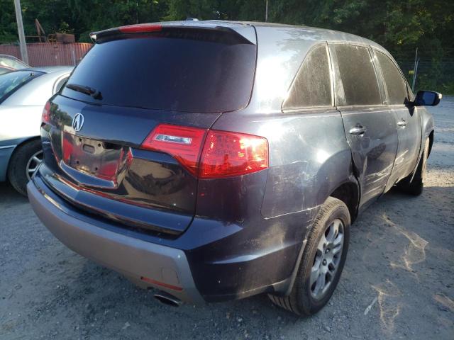 Photo 4 from auction – 2009 ACURA MDX TECHNO with VIN 2HNYD28609H523341