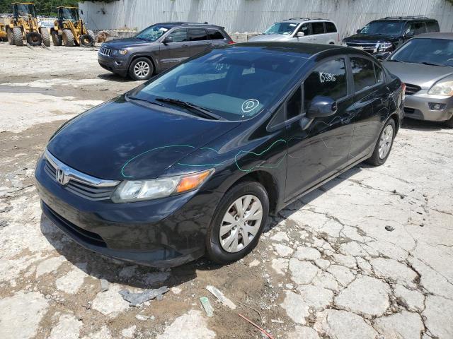 Photo 2 from auction – 2012 HONDA CIVIC LX with VIN 19XFB2F59CE063743