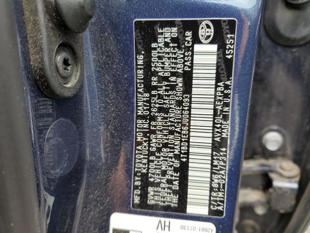 Photo 10 from auction – 2018 TOYOTA AVALON HYB with VIN 4T1BD1EB6JU064093
