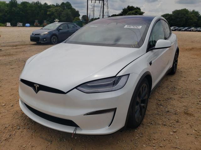 Photo 2 from auction – 2022 TESLA MODEL X with VIN 7SAXCDE51NF342392